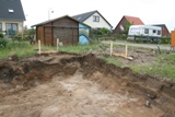 Erdarbeiten Fundament
